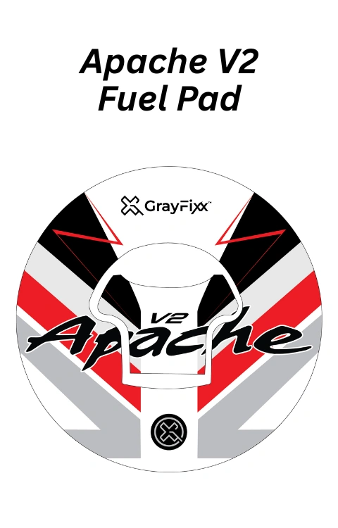 Apache RTR 2V Fuel Pad | Premium 3D Gel Fuel Pad, Pack of 1